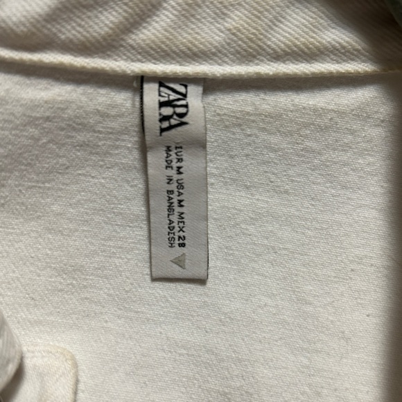 Zara White Denim Vest - Picture 3 of 3